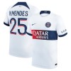 Paris Saint-Germain N.Mendes 25 Borte 23-24 - Herre Fotballdrakt